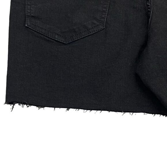 NWT JOE'S JEANS Merida Cut Off Denim Short Sz 26 Washed Black - Picture 9 of 9